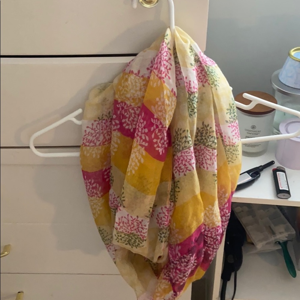 Floral Patterned Scarf